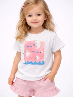 Βρεφική Μπλούζα Για Κορίτσι 6-36 Μηνών Λευκό