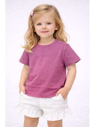 Βρεφική Μπλούζα Για Κορίτσι 6-36 Μηνών Ροζ