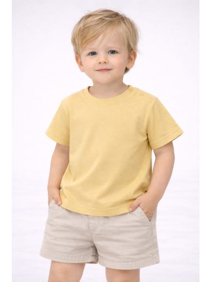 Βρεφική Μπλούζα Για Αγόρι 6-36 Μηνών Κίτρινο