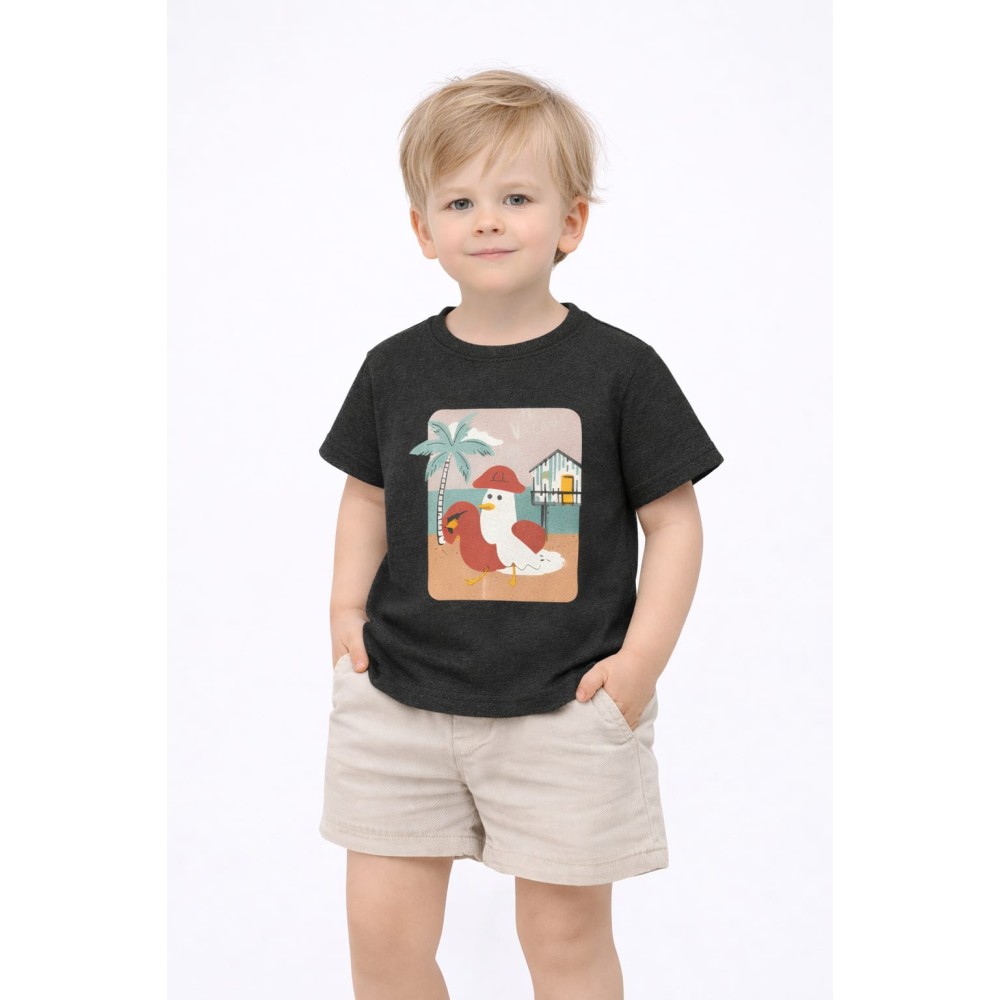 Βρεφική Μπλούζα Για Αγόρι 6-30 Μηνών Χακί