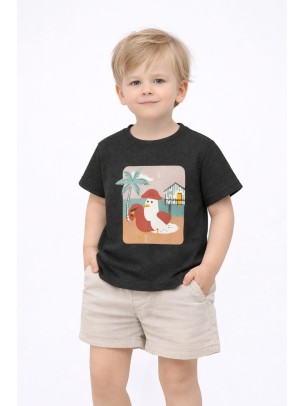 Βρεφική Μπλούζα Για Αγόρι 6-30 Μηνών Χακί