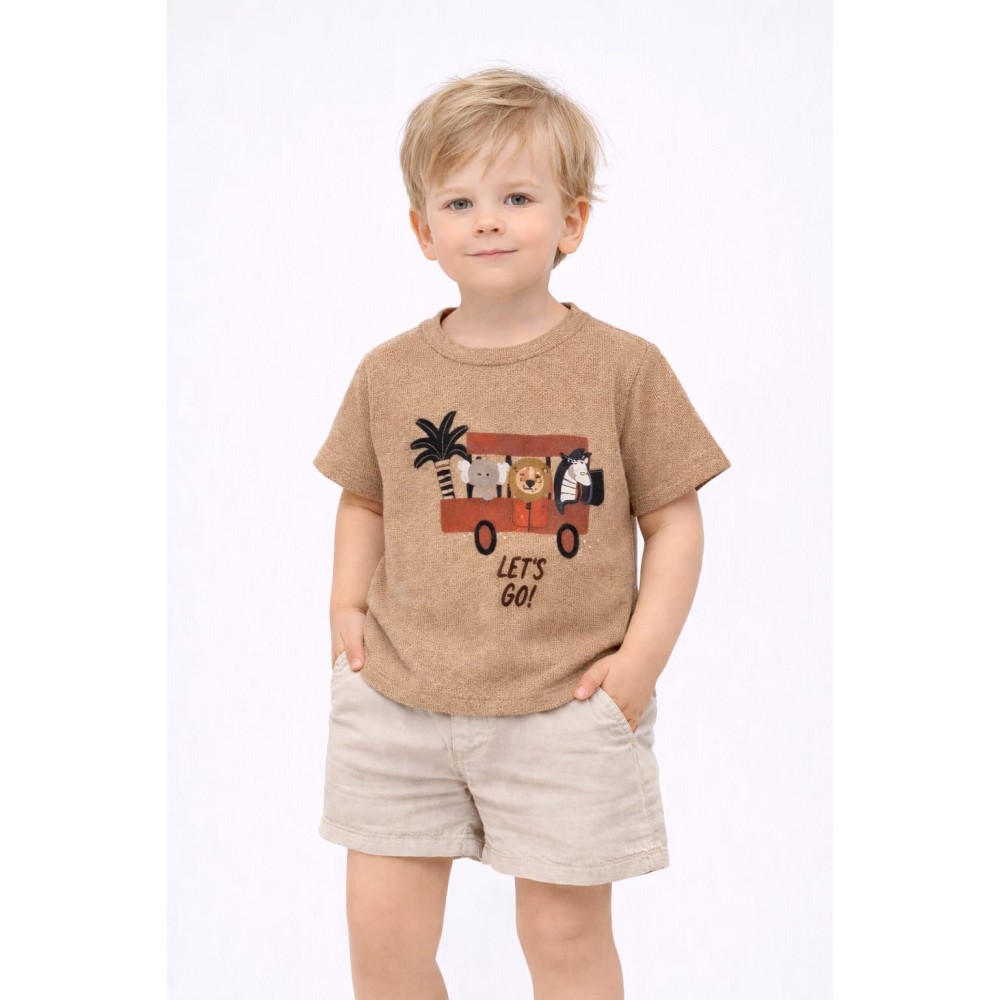 Βρεφική Μπλούζα Για Αγόρι 6-30 Μηνών Λευκό