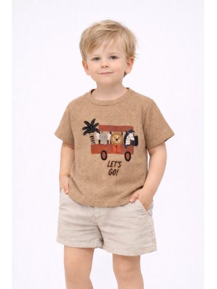 Βρεφική Μπλούζα Για Αγόρι 6-30 Μηνών Λευκό