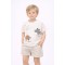 Βρεφική Μπλούζα Για Αγόρι 6-30 Μηνών Λευκό