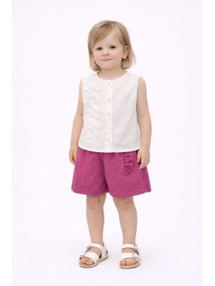 Βρεφικό Σετ Για Κορίτσι 6-36 Μηνών Φούξια