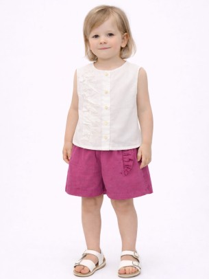 Βρεφικό Σετ Για Κορίτσι 6-36 Μηνών Φούξια