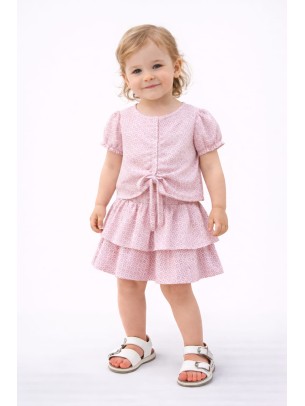 Bρεφικό Σετ Για Κορίτσι 6-36 Μηνών Ροζ