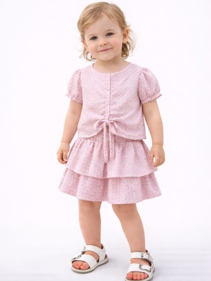 Bρεφικό Σετ Για Κορίτσι 6-36 Μηνών Ροζ