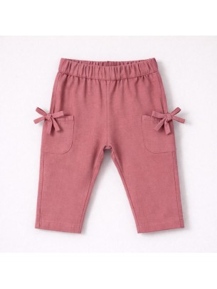 Βρεφικό Παντελόνι Για Κορίτσι 6-36 Μηνών Κοραλί