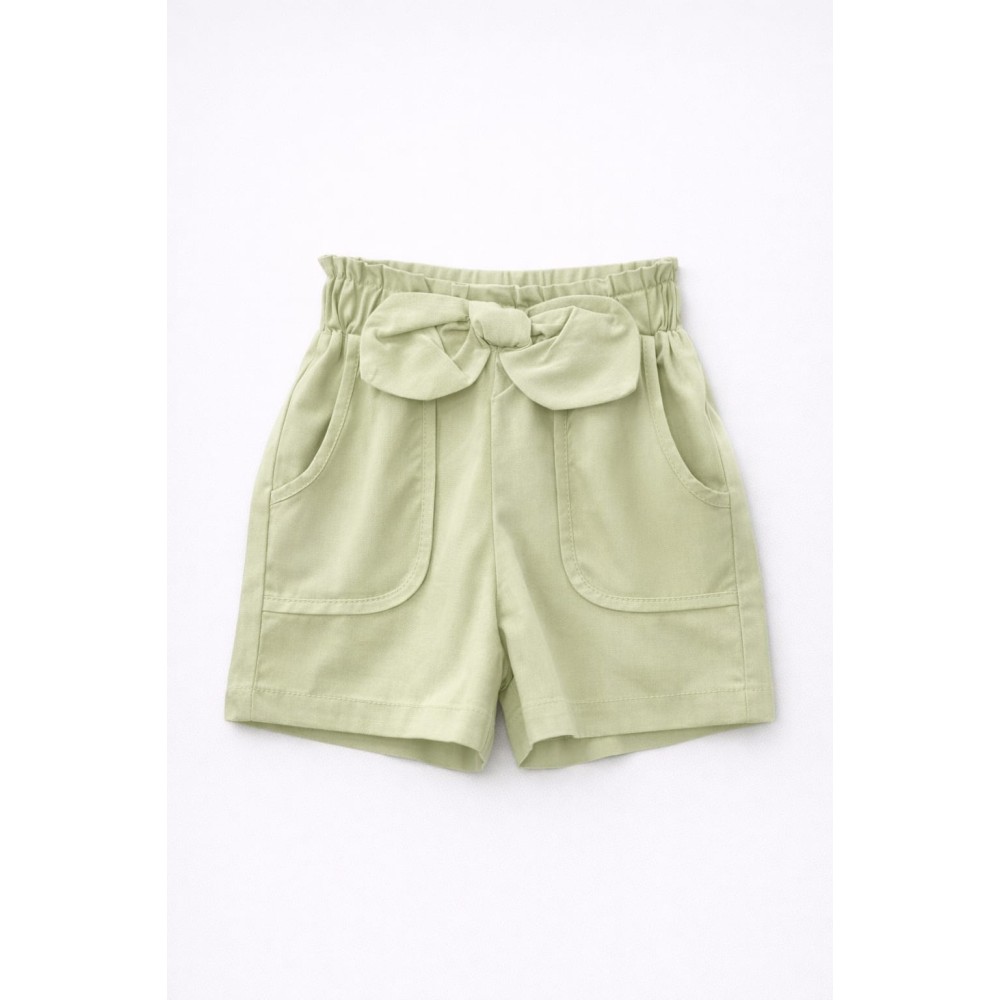 Βρεφικό Σορτς Παντελόνι Για Κορίτσι 6-36 Μηνών Πράσινο