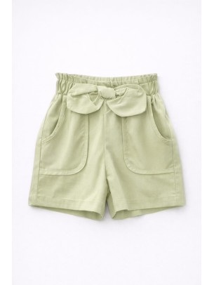 Βρεφικό Σορτς Παντελόνι Για Κορίτσι 6-36 Μηνών Πράσινο