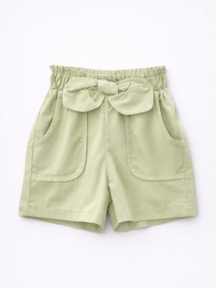 Βρεφικό Σορτς Παντελόνι Για Κορίτσι 6-36 Μηνών Πράσινο