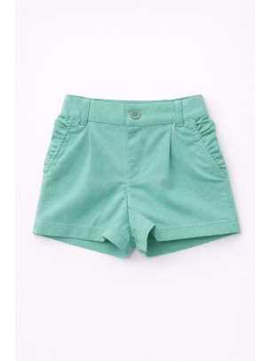 Βρεφικό Σορτς Παντελόνι Για Κορίτσι 6-36 Μηνών Τυρκουάζ 