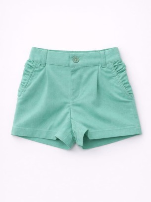 Βρεφικό Σορτς Παντελόνι Για Κορίτσι 6-36 Μηνών Τυρκουάζ 