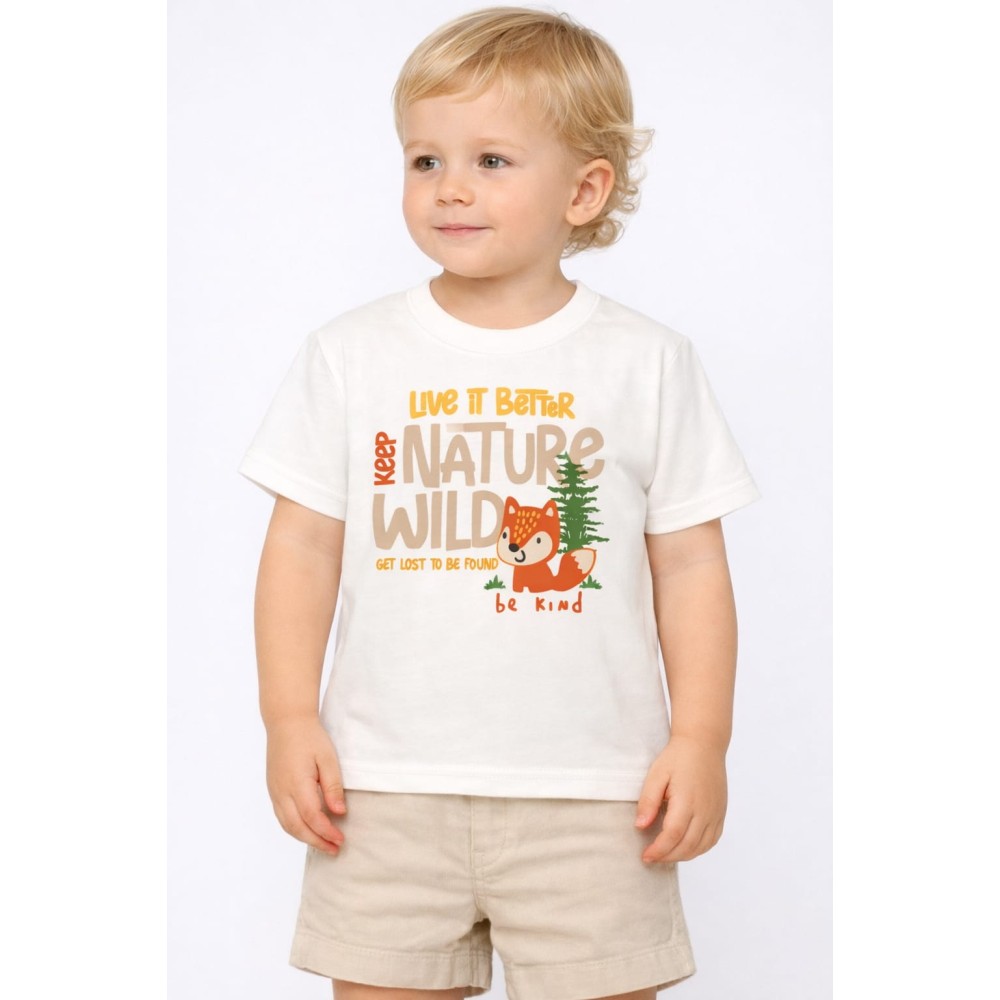 Βρεφική Μπλούζα Για Αγόρι 6-30 Μηνών Λευκό