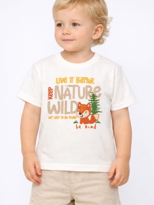 Βρεφική Μπλούζα Για Αγόρι 6-30 Μηνών Λευκό