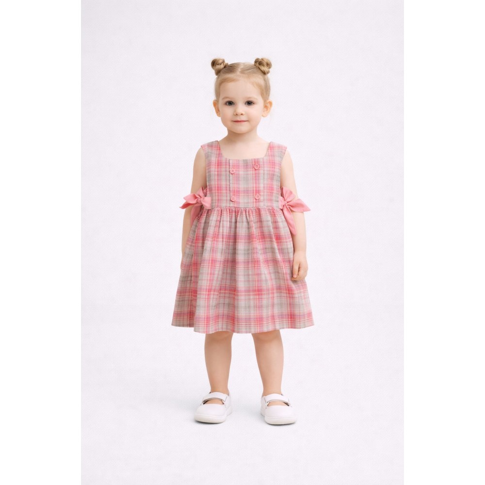 Βρεφικό Φόρεμα 6-36 Μηνών Ροζ