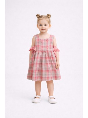 Βρεφικό Φόρεμα 6-36 Μηνών Ροζ