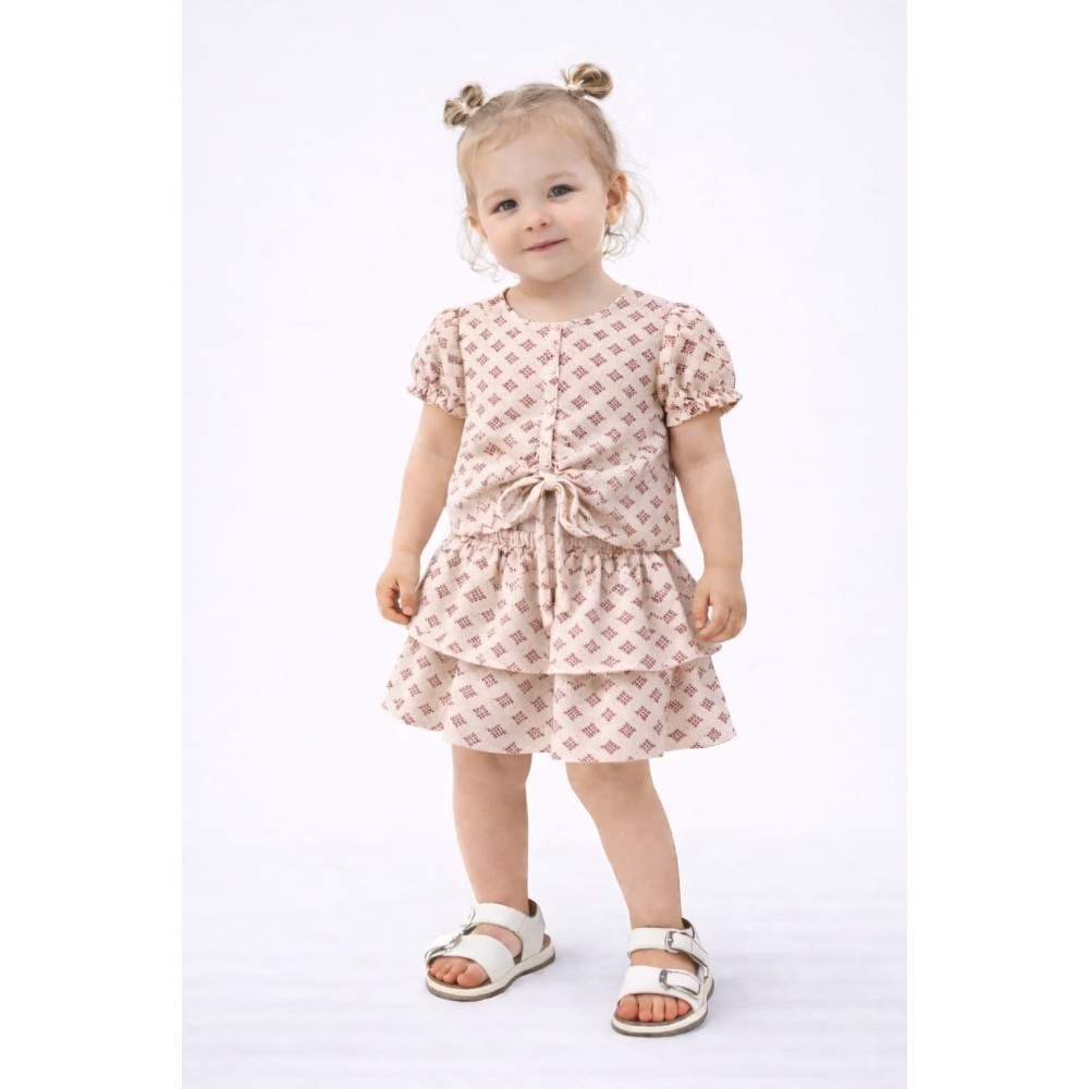 Βρεφικό Σετ Για Κορίτσι 6-36 Μηνών Βυσσινί