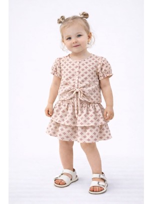 Βρεφικό Σετ Για Κορίτσι 6-36 Μηνών Βυσσινί