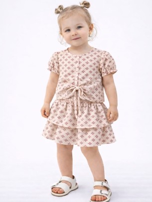 Βρεφικό Σετ Για Κορίτσι 6-36 Μηνών Βυσσινί