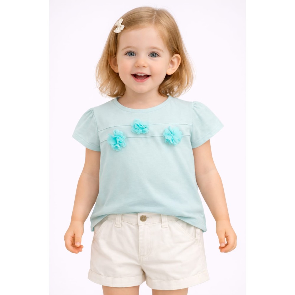 Βρεφική Μπλούζα Για Κορίτσι 6-36 Μηνών Μέντα