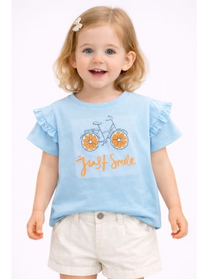 Βρεφική Μπλούζα Για Κορίτσι 6-36 Μηνών Μπλε