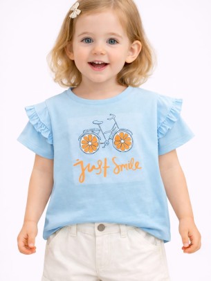 Βρεφική Μπλούζα Για Κορίτσι 6-36 Μηνών Μπλε