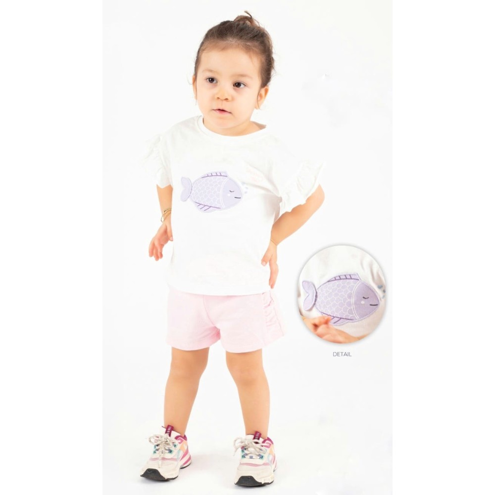 Βρεφική Μπλούζα Για Κορίτσι 6-30 Μηνών Λευκό