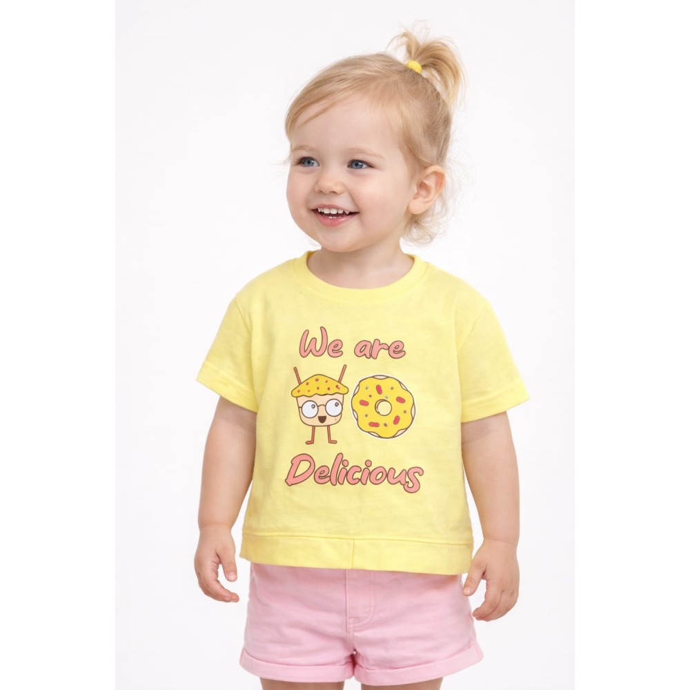 Βρεφική Μπλούζα Για Κορίτσι 6-36 Μηνών Κίτρινο