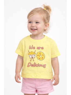 Βρεφική Μπλούζα Για Κορίτσι 6-36 Μηνών Κίτρινο