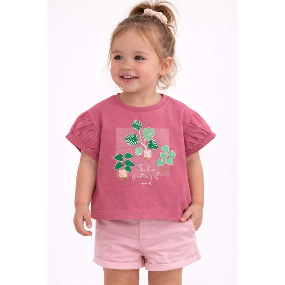 Βρεφική Μπλούζα Για Κορίτσι 6-36 Μηνών Βυσσινί