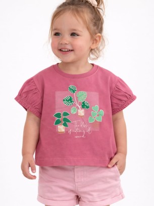 Βρεφική Μπλούζα Για Κορίτσι 6-36 Μηνών Βυσσινί