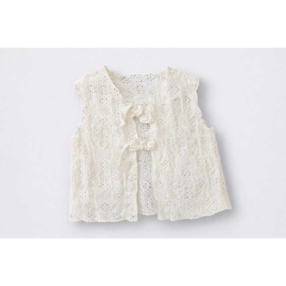 Βρεφικό Γιλέκο 6-36 Μηνών Εκρού