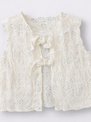 Βρεφικό Γιλέκο 6-36 Μηνών Εκρού