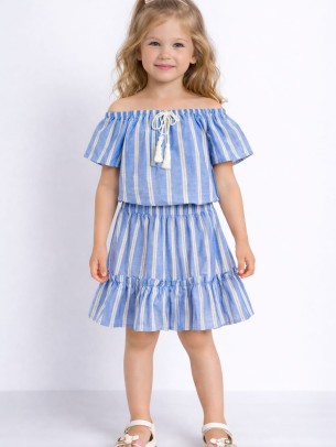 Παιδικό Σετ Για Κορίτσι 3-8 Χρονών Μπλε