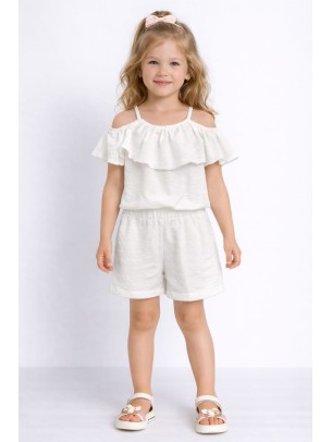 Παιδικό Σετ Για Κορίτσι 3-8 Χρονών Λευκό
