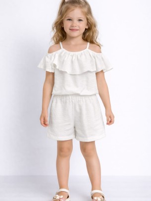 Παιδικό Σετ Για Κορίτσι 3-8 Χρονών Λευκό