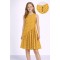 Παιδικό Φόρεμα 8-14 Χρονών Μουσταρδί