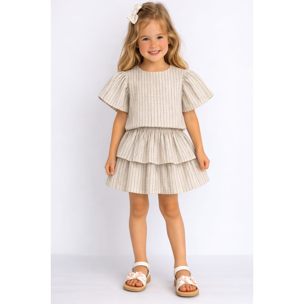 Παιδικό Σετ Για Κορίτσι 3-8 Χρονών Μπεζ