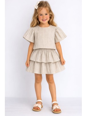 Παιδικό Σετ Για Κορίτσι 3-8 Χρονών Μπεζ