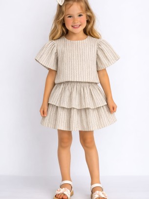 Παιδικό Σετ Για Κορίτσι 3-8 Χρονών Μπεζ