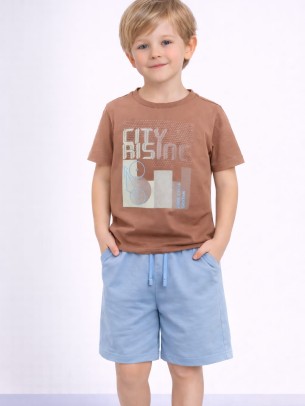 Παιδικό Σετ Για Αγόρι 3-8 Χρονών Καφέ - Μπλε