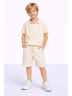 Παιδικό Σετ Για Αγόρι 3-8 Χρονών Εκρού