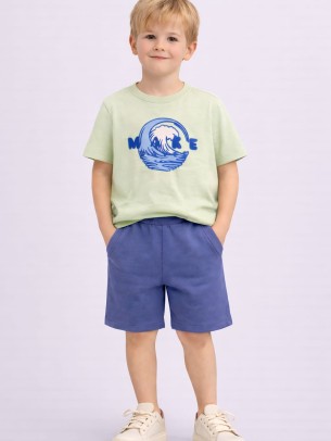 Παιδικό Σετ Για Αγόρι 3-7  Χρονών Λαχανί - Ινδίκο