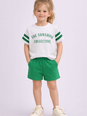 Παιδικό Σετ Για Κορίτσι 3-8 Χρονών Λευκό - Πράσινο