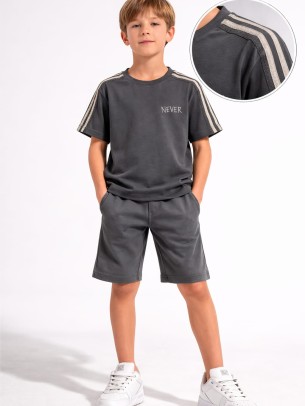 Παιδικό Σετ Για Αγόρι 7-10 Χρονών Ανθρακί
