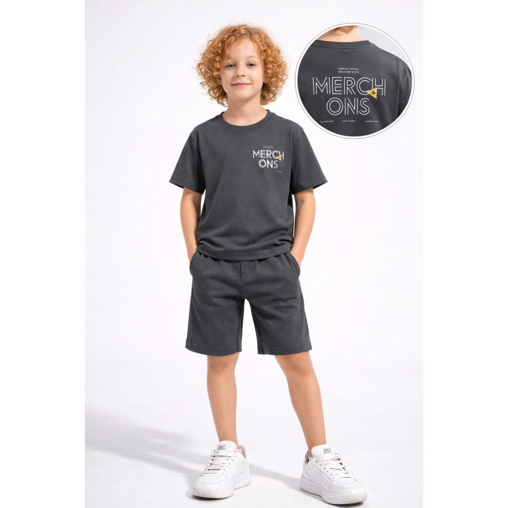 Παιδικό Σετ Για Αγόρι 3-6 Χρονών Ανθρακί