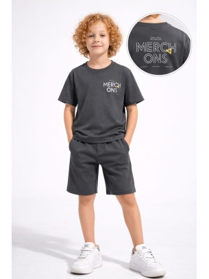 Παιδικό Σετ Για Αγόρι 3-6 Χρονών Ανθρακί