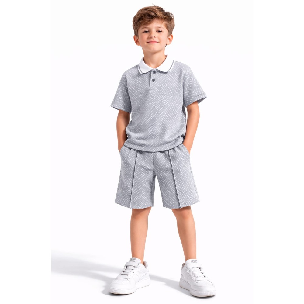 Παιδικό Σετ Για Αγόρι 3-8 Χρονών Γκρι